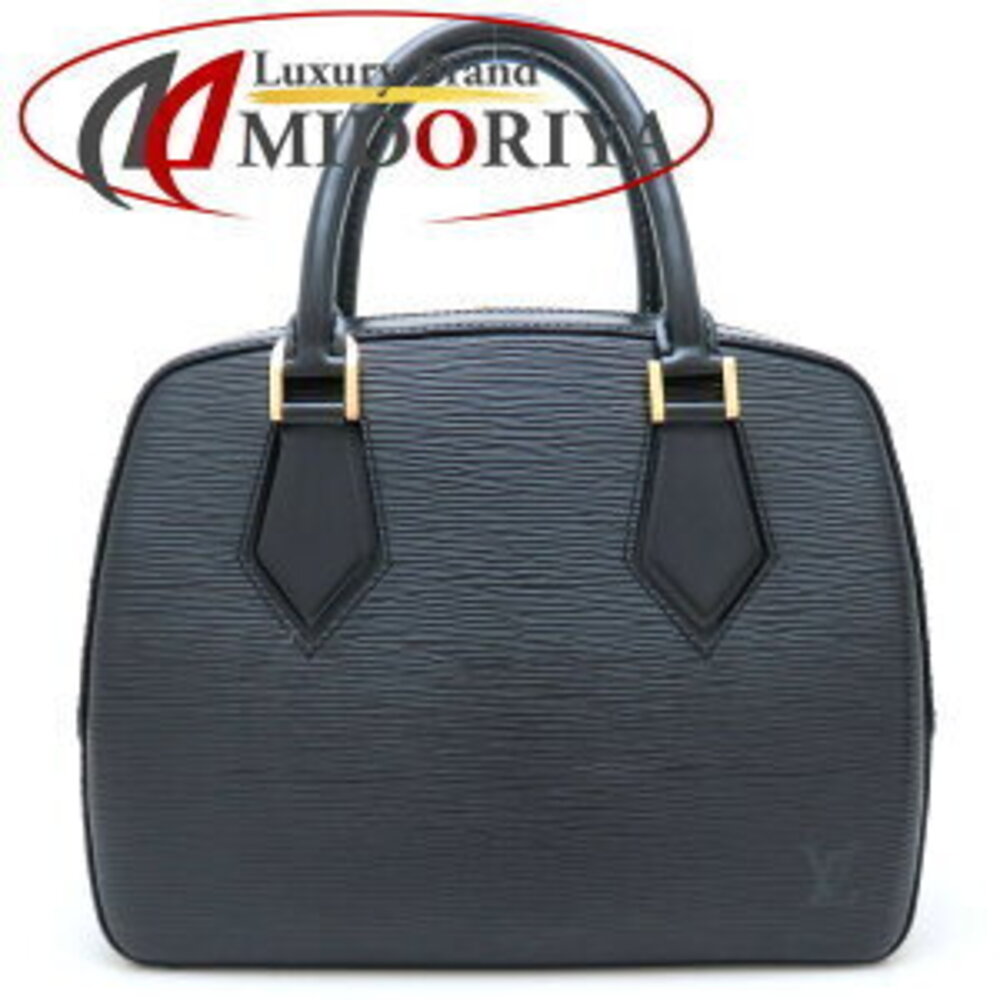 Louis Vuitton Epi Sablon Handbag Noir Black Creel